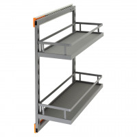 StrongWire panier latéral 250mm, tiroir coulissant a billes avec amortisseur, gr