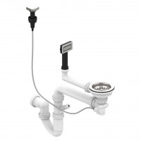 StrongSinks S3 Siphon gain de place avec excentrique pour évier granit