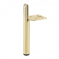 StrongLegs pied de meuble FS018 150mm or brossé