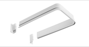 Collier découpe évier pour armoire salle de bain 1830A blanc