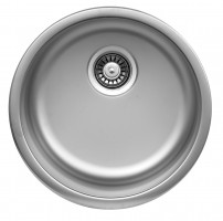 StrongSinks S1 Évier inox satiné rond pr. 444 mm, montage dessus