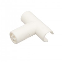 StrongBox raccord T, reling rond, blanc