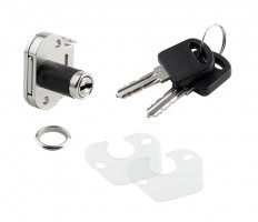 StrongLocks serrure de tiroir mini combinaisons + contrepartie métallique chromé