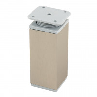 StrongLegs pied de meuble FA009 100Rmm imitation inox/plast gris