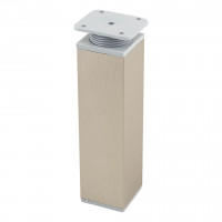 StrongLegs pied de meuble FA009 150Rmm imitation inox/plast gris