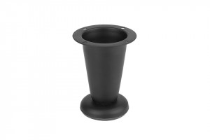 StrongLegs pied de meuble FS016 100Rmm noir mat