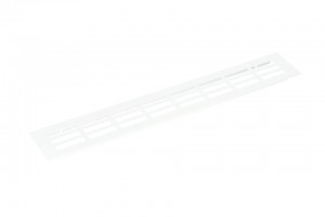 Grille de ventilation 60/400mm blanche