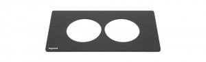 LEGRAND DisqIn cadre, 4 modules, noir