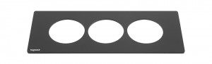 LEGRAND DisqIn cadre, 6 modules, noir