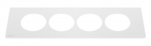 LEGRAND DisqIn cadre, 8 modules, blanc