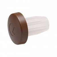 IF amortisseur de porte insérable 5mm brun