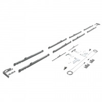 HETTICH 9278799 TopLine XL ensemble amortisseurs pour 4 vantaux 30-80kg