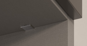 K-IF Support pour étagere bois PK2 PRO 18/19mm nickel/gris