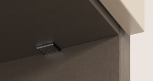 K-IF Support pour étagere bois PK2 PRO 18/19mm noir nickel/anthracite