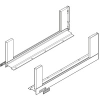 BLUM 780C5002S Legrabox, côté C free 500mm, gris