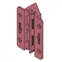 TULIP Gola verticale fixation plastique Snap On pour profil central