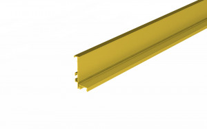 TULIP Gola profil J porte avec LED 4,1m or foncé brossé