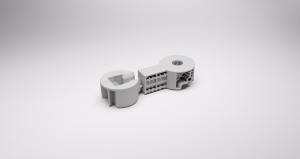 K-IF Vis d'assemblage plan de travail Quick Tech 35/64mm + contre-écrou plastiqu