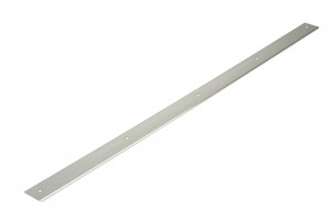 Profilé de finition pour plan de travail 38mm rayon 0 longueur 900mm gauche inox