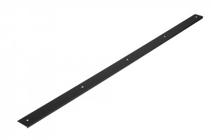 Profilé de finition pour plan de travail 38mm longueur 900mm droite noir mat