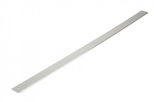 Profilé de finition pour plan de travail 38mm L900mm gauche inox