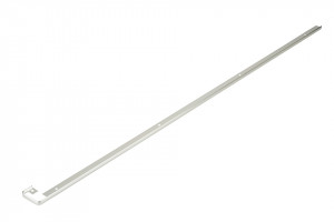 Barre de liaison allongée pour plan de travail 38mm L/P inox 900mm