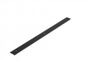 Profilé de finition droit noir mat pour plan de travail 38mm