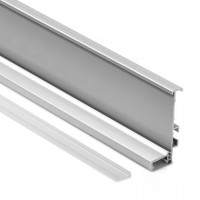 TULIP Gola porte profil J LED 4,1m alu anodisé