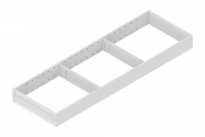 BLUM ZC7S650RS2 Ambia-line cadre pour LBX/MVX, NL=650/L=200 blanc SW-M