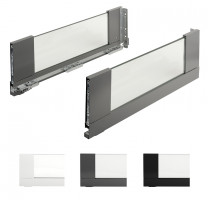 StrongMax 16 boîtiers vitrés H185/450mm, noir, ensemble