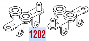 SISCO 1202 coulisse supérieure gauche DX