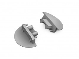 StrongLumio embouts pour profil Groove 10 gen2 rond gris (paires)