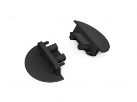 StrongLumio embouts pour profil Groove 10 gen2 ronds noirs (paire)