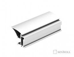 SEVROLL 05900 Fox II profil de poignée 10mm 2,7m blanc mat