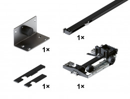 HAWA 31001 Concepta III 25/35 kit coulissant a encastrer Pull droite