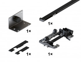 HAWA 31000 Concepta III 25/35 kit coulissant gauche pour boîtier Pull
