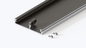 HAWA 31246 Concepta III 25/35 piece de raccordement bas pour boite 110mm, 500mm