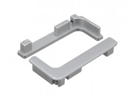 TULIP Gola embout ouvert profil J alu anodisé P+L