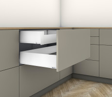 K-BLUM Merivobox tiroir K 350mm/40kg, blanc, intérieur