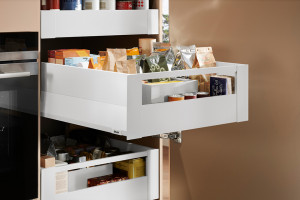 K-BLUM Merivobox, tiroir E boxcap 600mm/40kg, blanc, int., reling K-BLUM Merivobox, tiroir E boxcap 600mm/40kg, blanc, int., reling