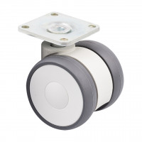 TENTE roue Linea 50mm 100kg gris clair