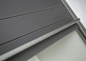REHAU Poignée imitation inox pour crystal-line 600/1500 mm
