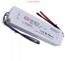 Alimentation électrique MEAN WELL LPV-100-12, 12V, 100W, IP67