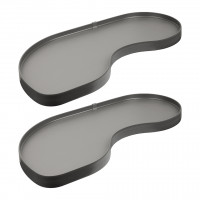 VIBO Fly Moon Lamina étagere 450mm gris foncé droite