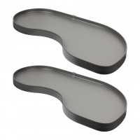 VIBO Fly Moon Lamina étagere 400mm gris foncé gauche