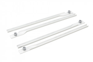 StrongWire tiroir coulissant Roller, roue, pour corps 16mm, blanc