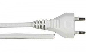 Flexo cord avec extrémité libre 2 x 0,75mm 5m blanc