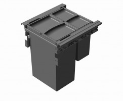 GOLLINUCCI trieur Concept 560 450mm 4545A 1x29l+1x11l anthracite