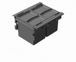 GOLLINUCCI trieur Concept 560 450mm 4550B 2x17l anthracite