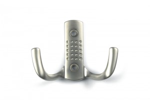 TULIP Porte-manteau Darec E nickel mat + vis